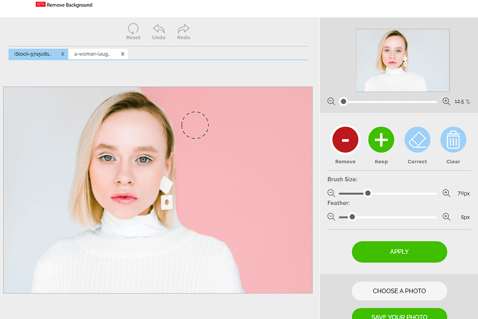 photo editior that removes the background for mac